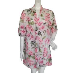 SHOW ME YOUR MUMU Robe  OS, Open Front/No Belt, floral print